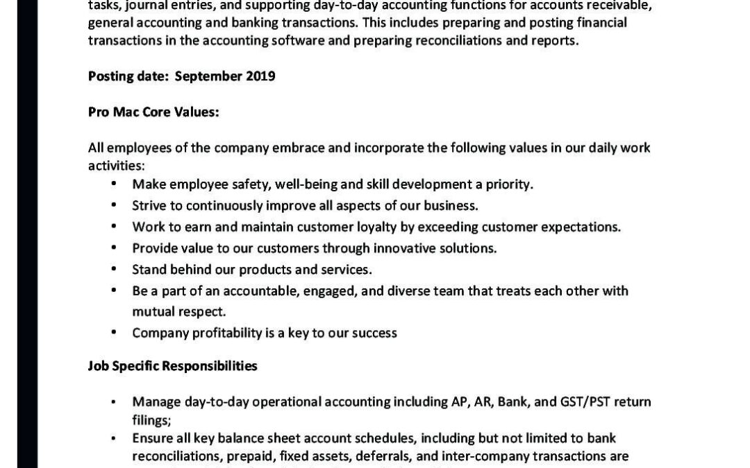 Accountant Sep 2019